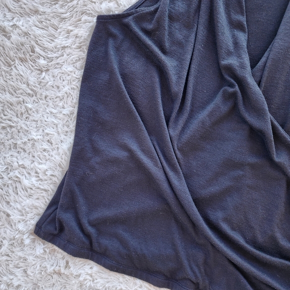 41 Hawthorn Benni Wrap Front Ruched Knit Top - Picture 3 of 6